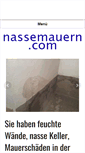 Mobile Screenshot of nassemauern.com