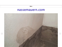 Tablet Screenshot of nassemauern.com